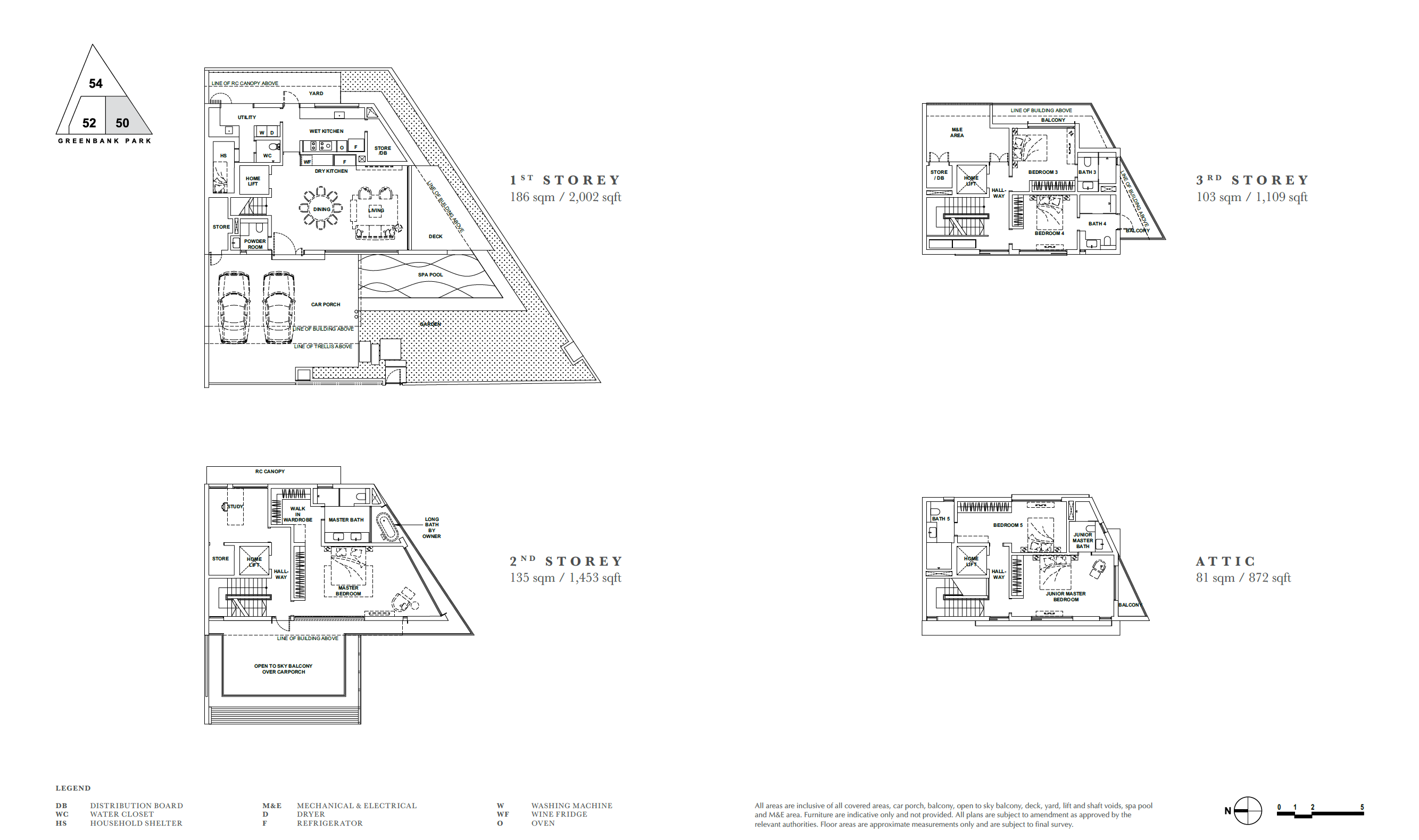 Villas @ Greenbank Park 5 Bedroom Floor Plan 1